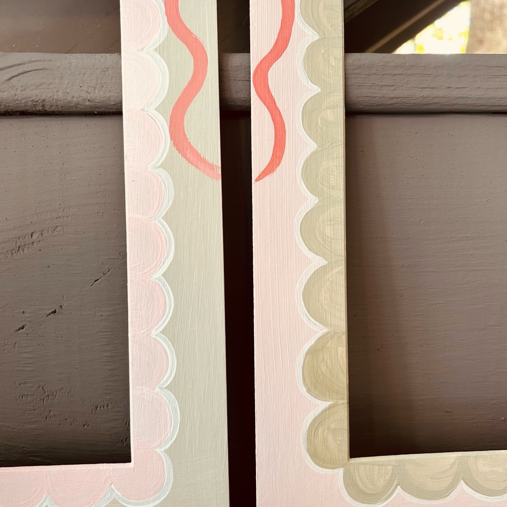 Pastel Decorative matted Frames